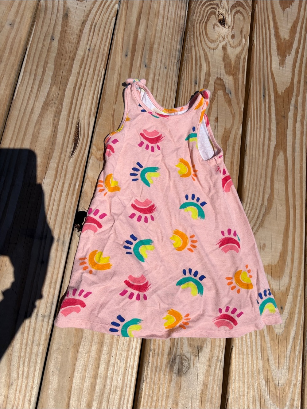 Cat & Jack Pink Tropical Print Tank Dress